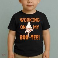 Working On My Boo Working On My Booty Funny Gym Funny Hallowen Toddler T-Shirt thumb 2