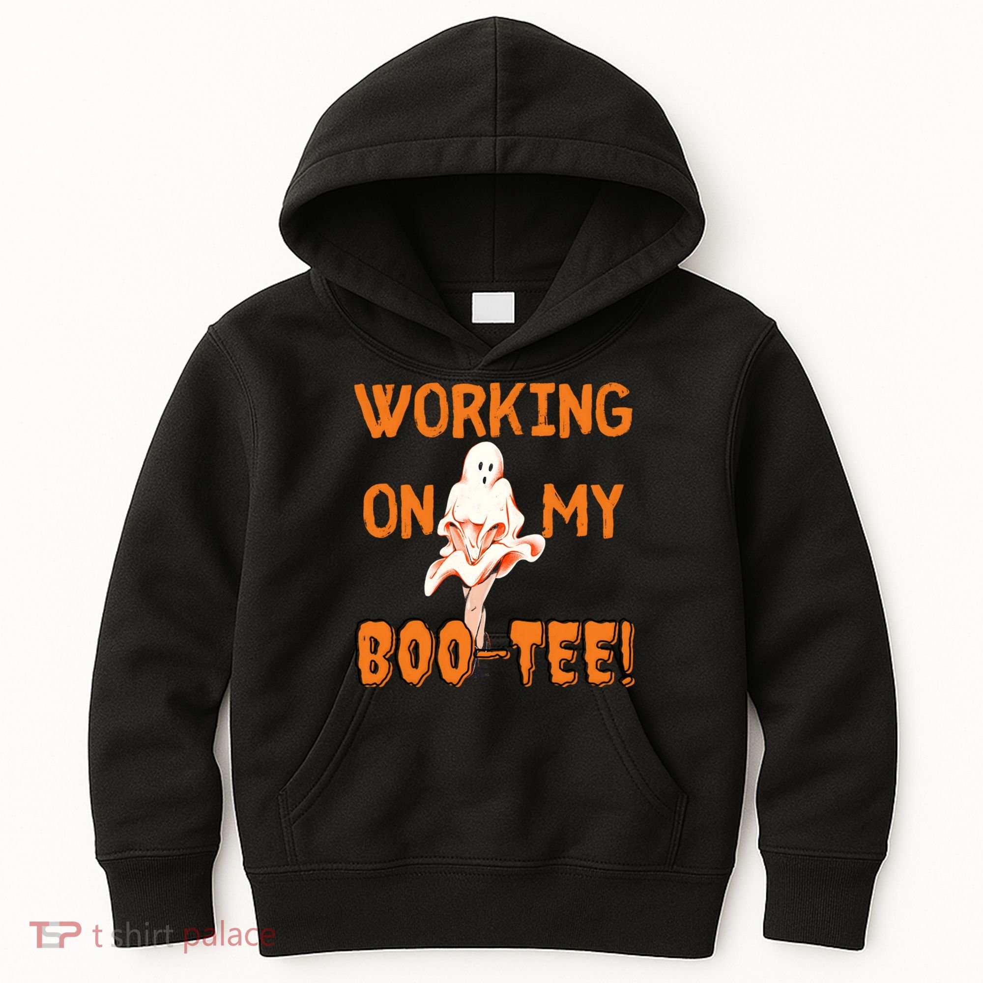 Working On My Boo Working On My Booty Funny Gym Funny Hallowen Kids Hoodie