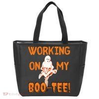 Working On My Boo Working On My Booty Funny Gym Funny Hallowen Tote Bag thumb 0