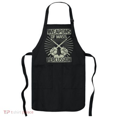 Weapons Of Mass Percussion Drums Apron