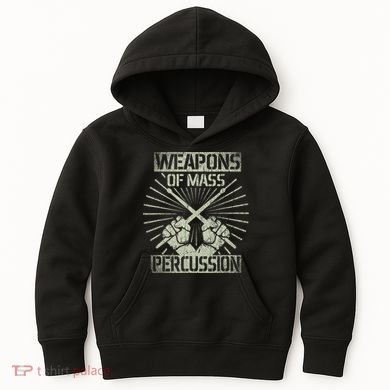 Weapons Of Mass Percussion Drums Kids Hoodie