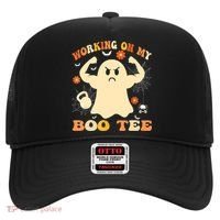 Working On My Boo Halloween Gym Workout Weightlifting Hat thumb 0
