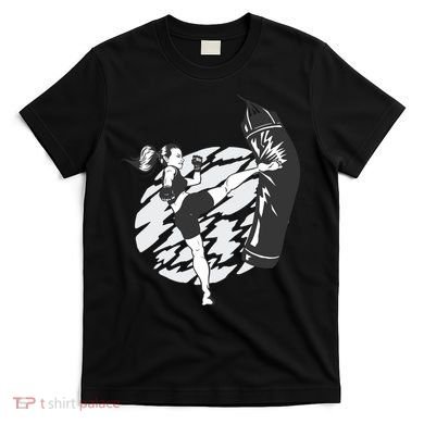 Woman High Kick Boxing T-Shirt
