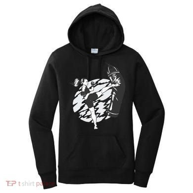 Woman High Kick Boxing Women's Hoodie