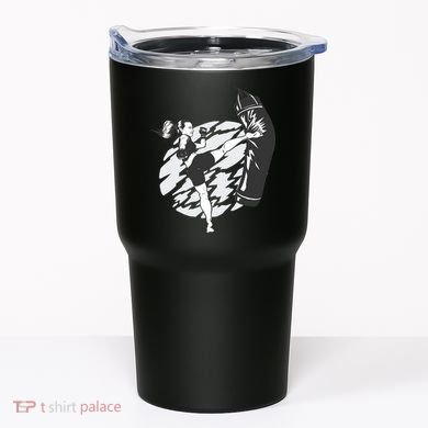 Woman High Kick Boxing Tumbler