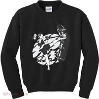 Woman High Kick Boxing Kids Sweatshirt thumb 0