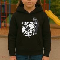 Woman High Kick Boxing Kids Hoodie thumb 3