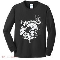 Woman High Kick Boxing Kids Long Sleeve Shirt thumb 0