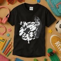 Woman High Kick Boxing Kids T-Shirt thumb 3