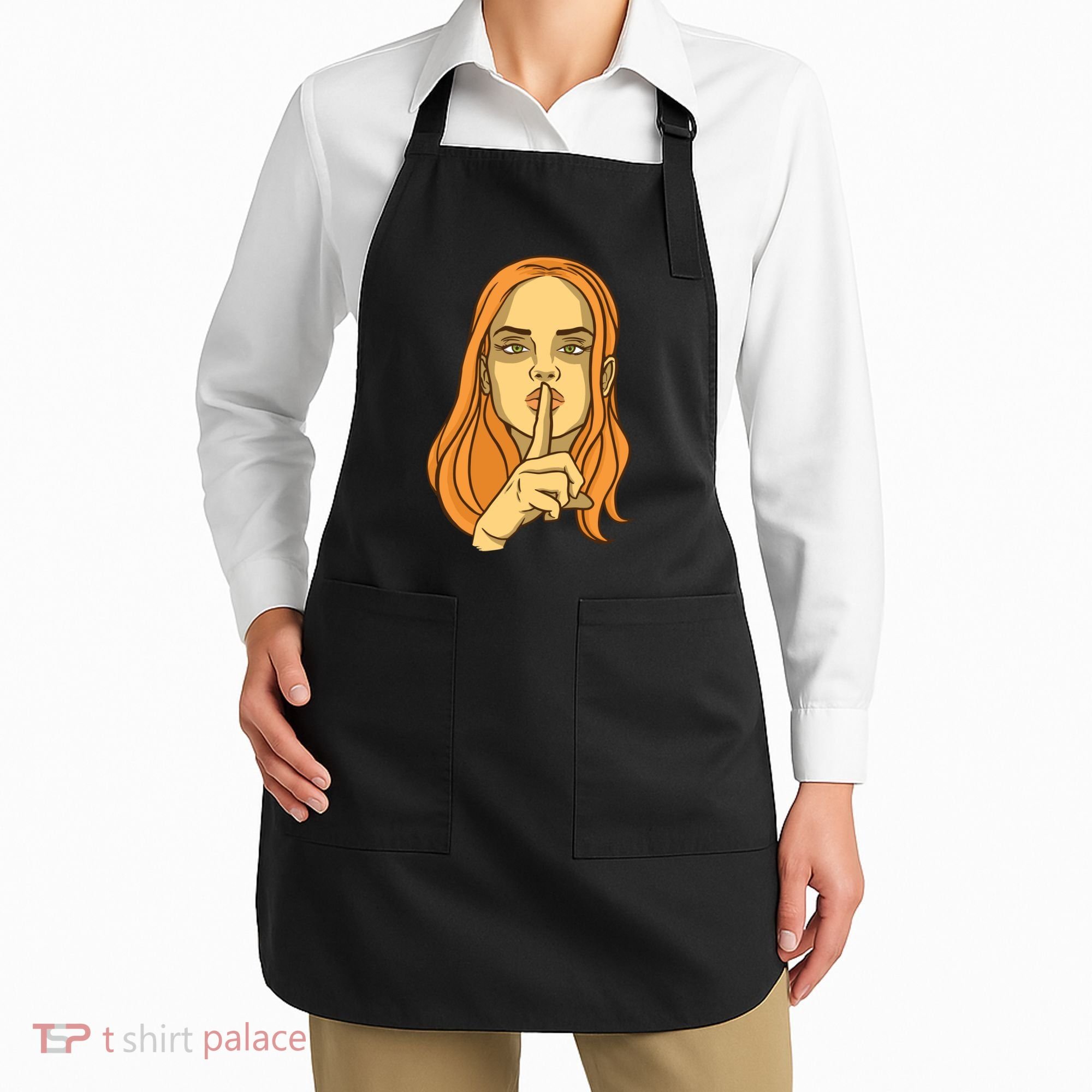 Woman Sushing Apron