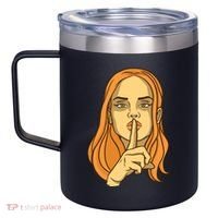 Woman Sushing 12oz Stainless Steel Coffee Mug thumb 2