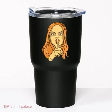 Woman Sushing Tumbler