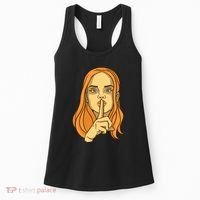 Woman Sushing Women's Tank Top thumb 0