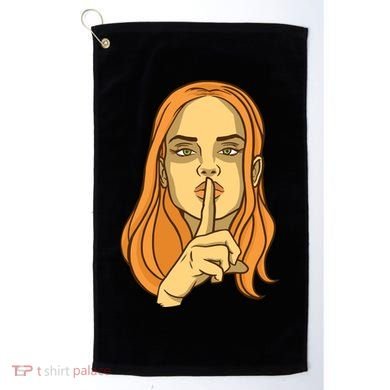 Woman Sushing Golf Towel