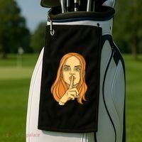 Woman Sushing Golf Towel thumb 2