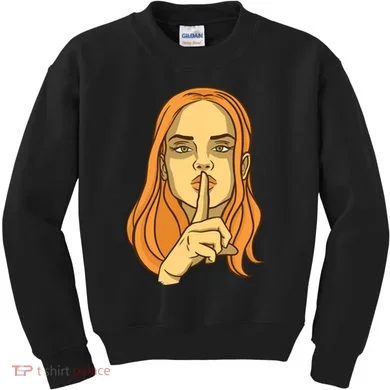 Woman Sushing Kids Sweatshirt