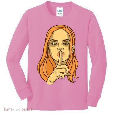 Woman Sushing Kids Long Sleeve Shirt