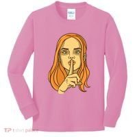 Woman Sushing Kids Long Sleeve Shirt thumb 0
