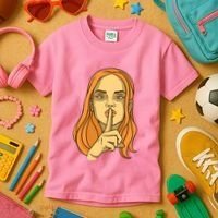 Woman Sushing Kids T-Shirt thumb 3