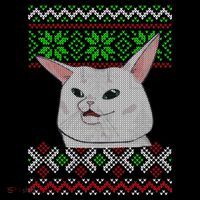Woman Yelling At A Cat Ugly Christmas Sweater Meme Coffee Mug thumb 5