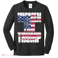 Women For Donald Trump  Kids Long Sleeve Shirt thumb 0