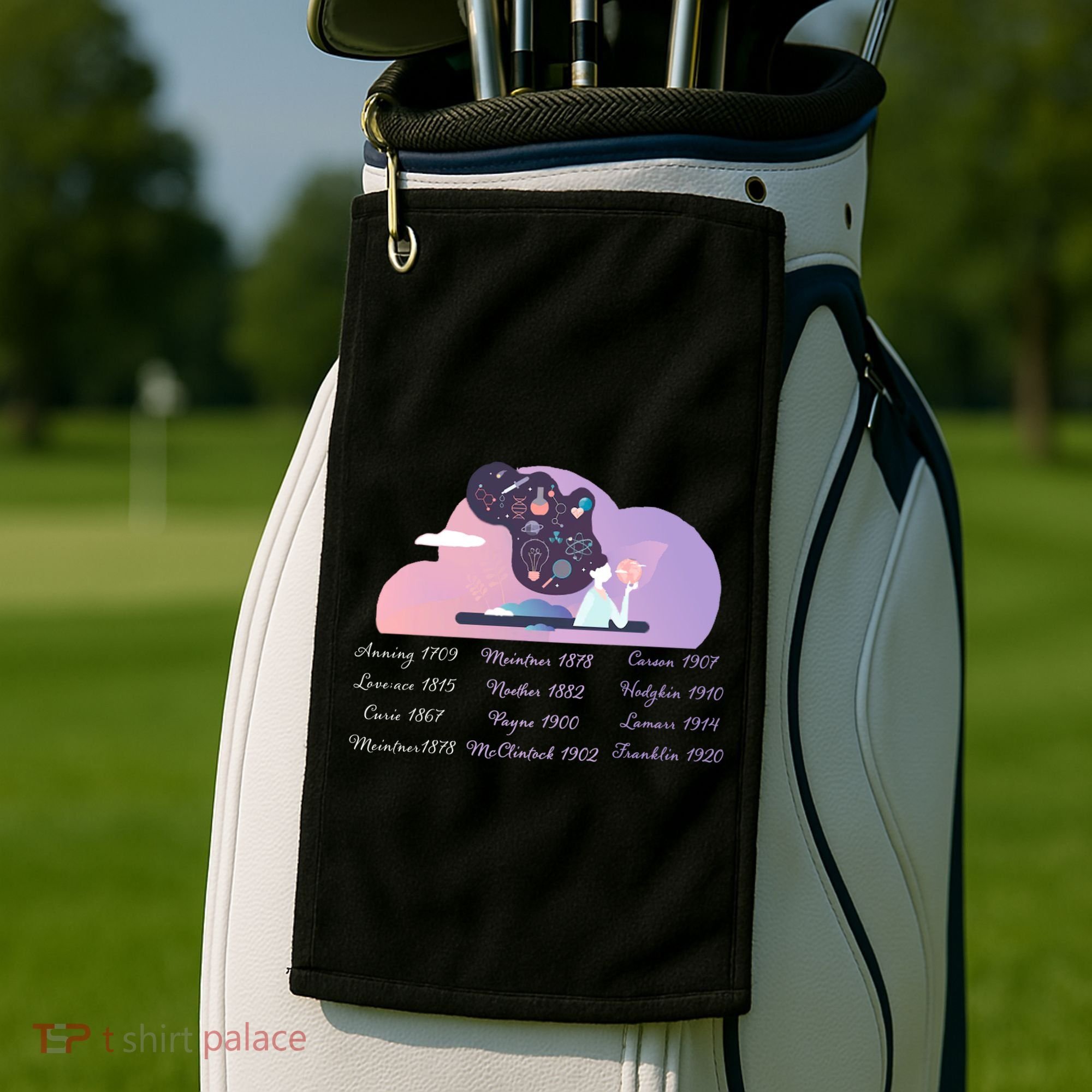 Women Of Science Golf Towel