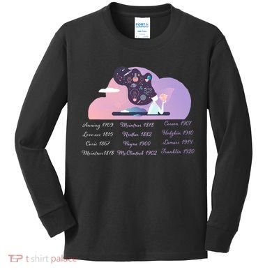 Women Of Science Kids Long Sleeve Shirt