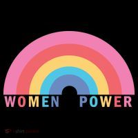Women Power Rainbow USA-Made Doggie Bandana thumb 2