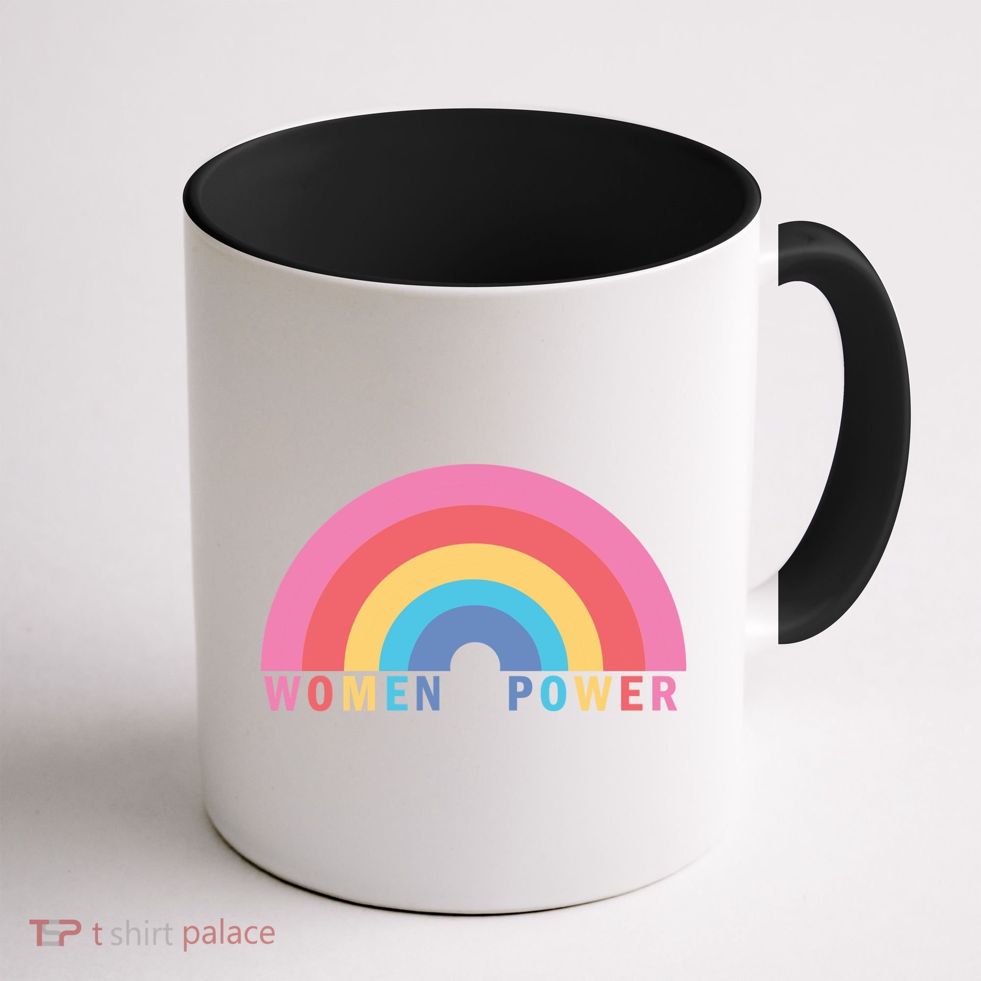 Women Power Rainbow Coffee Mug