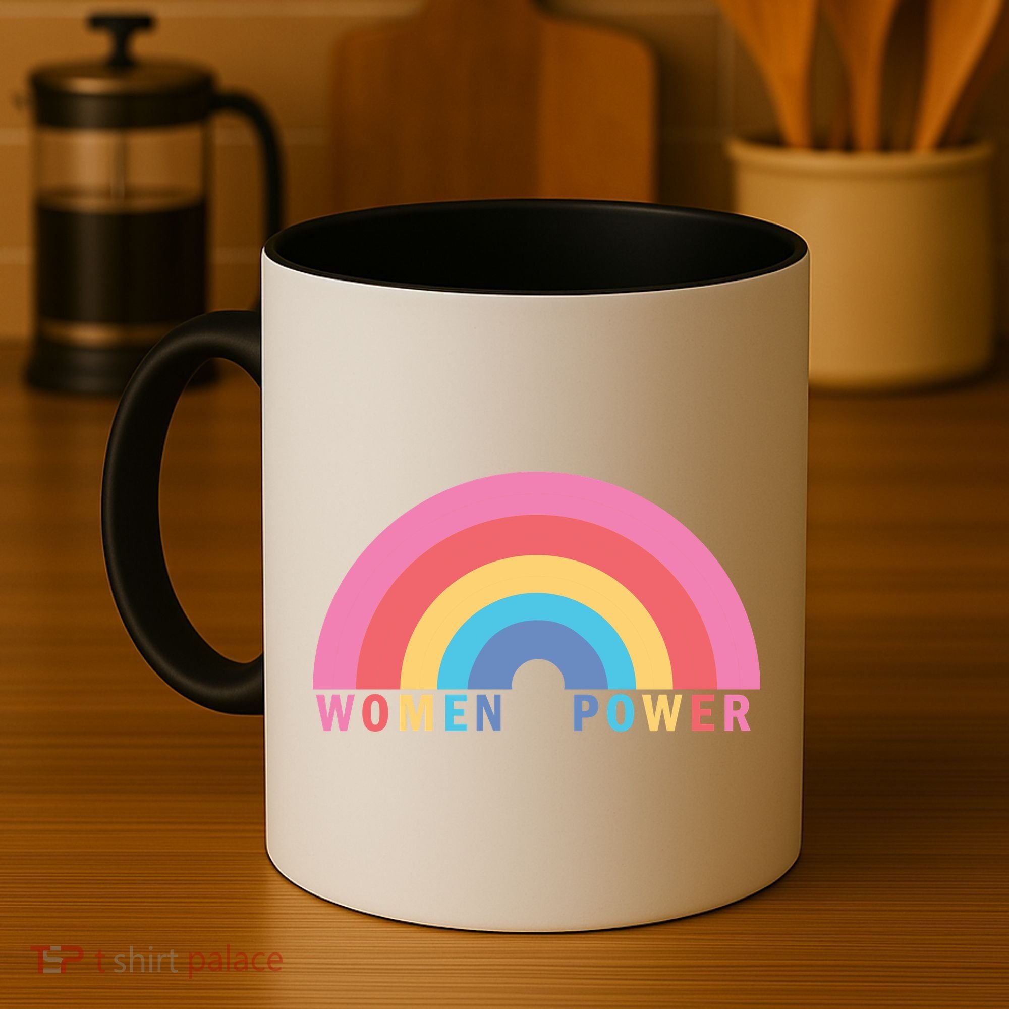 Women Power Rainbow Coffee Mug