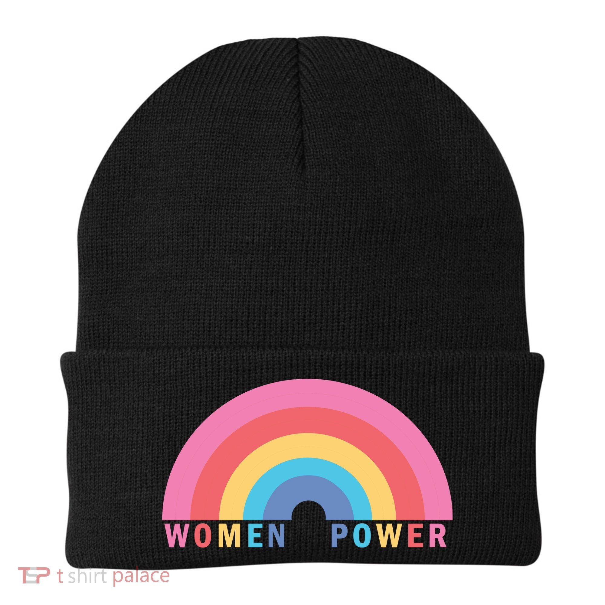 Women Power Rainbow Beanie