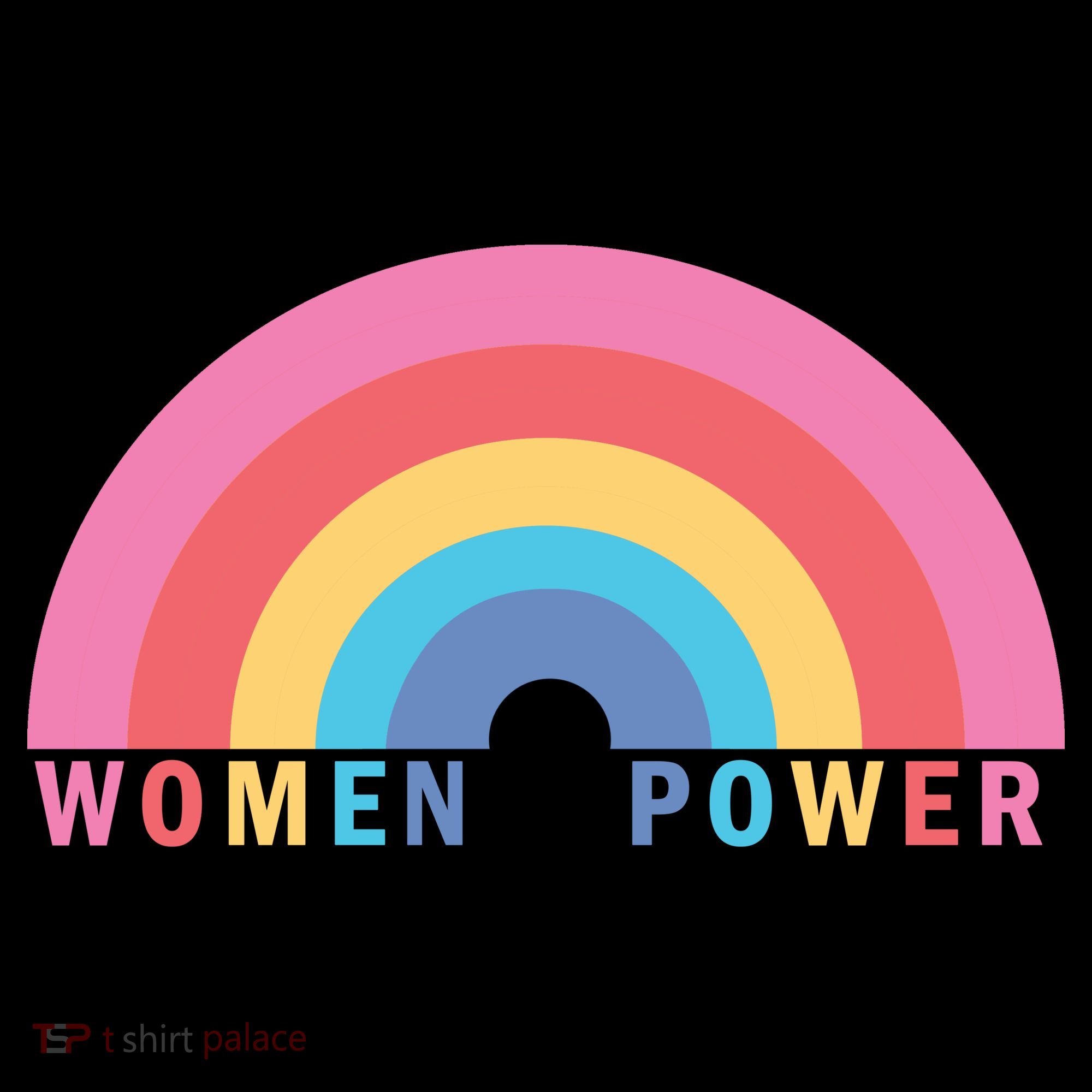 Women Power Rainbow Tank Top