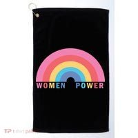 Women Power Rainbow Golf Towel thumb 0