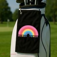 Women Power Rainbow Golf Towel thumb 2