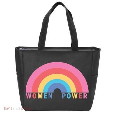 Women Power Rainbow Tote Bag