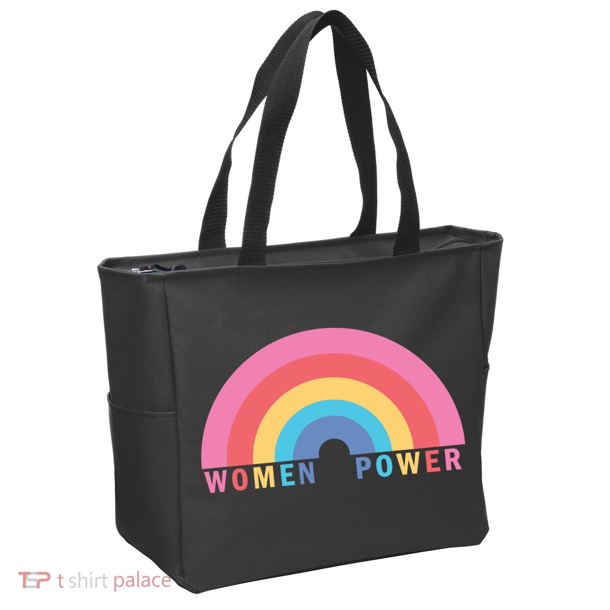 Women Power Rainbow Tote Bag