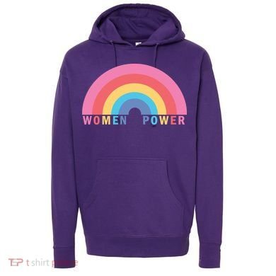 Women Power Rainbow Hoodie