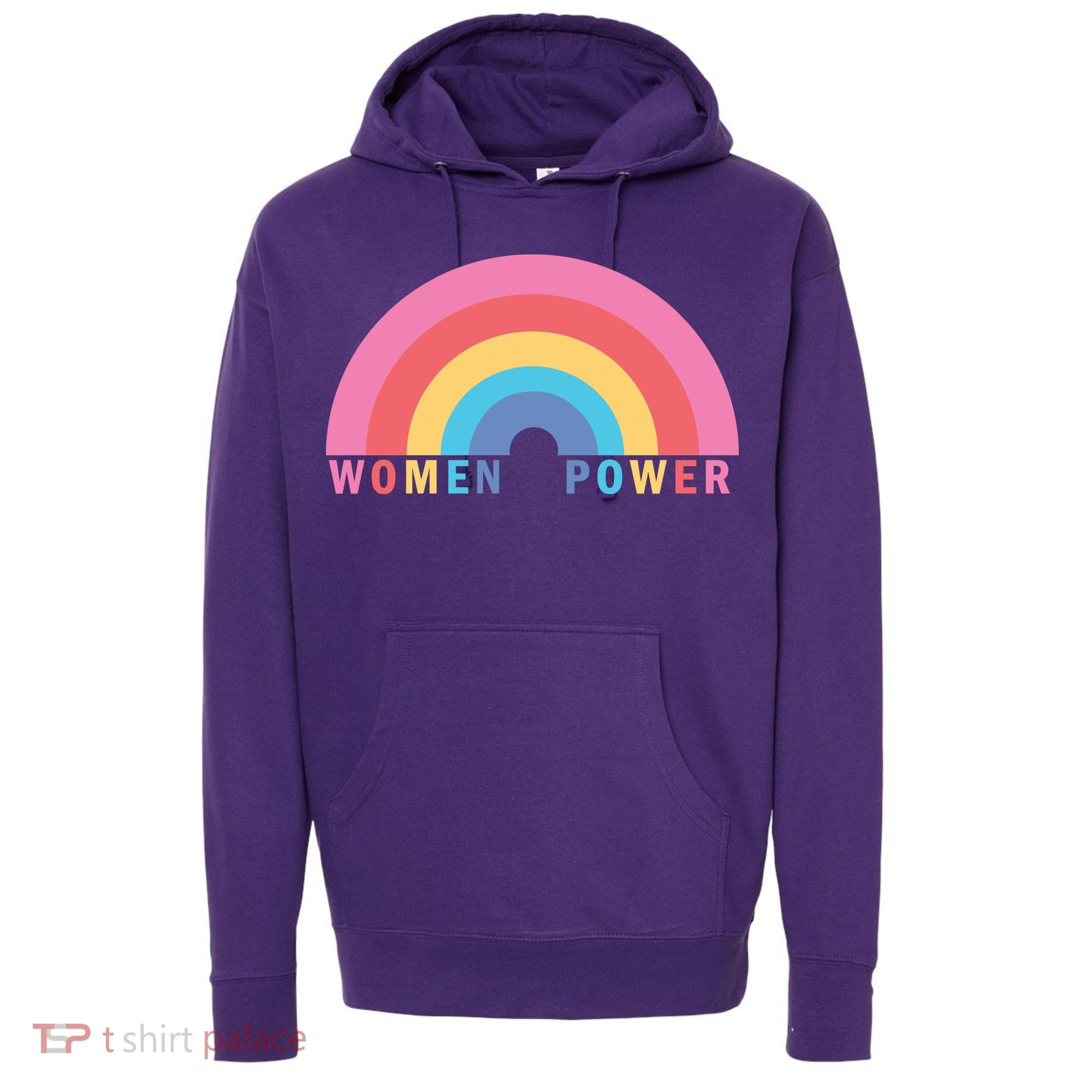 Women Power Rainbow Hoodie