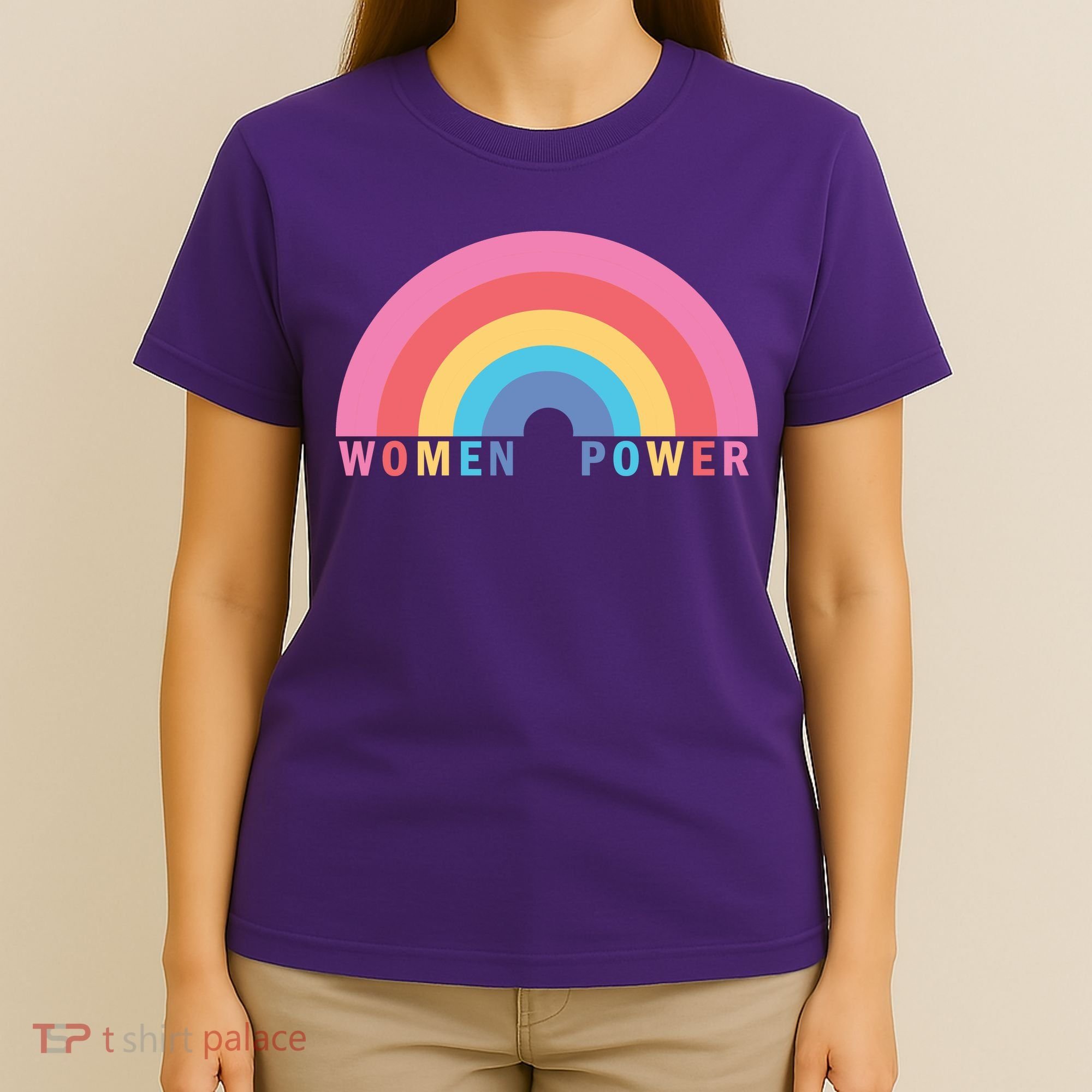 Women Power Rainbow T-Shirt
