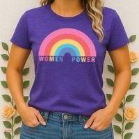 Women Power Rainbow Women's T-Shirt thumb 2