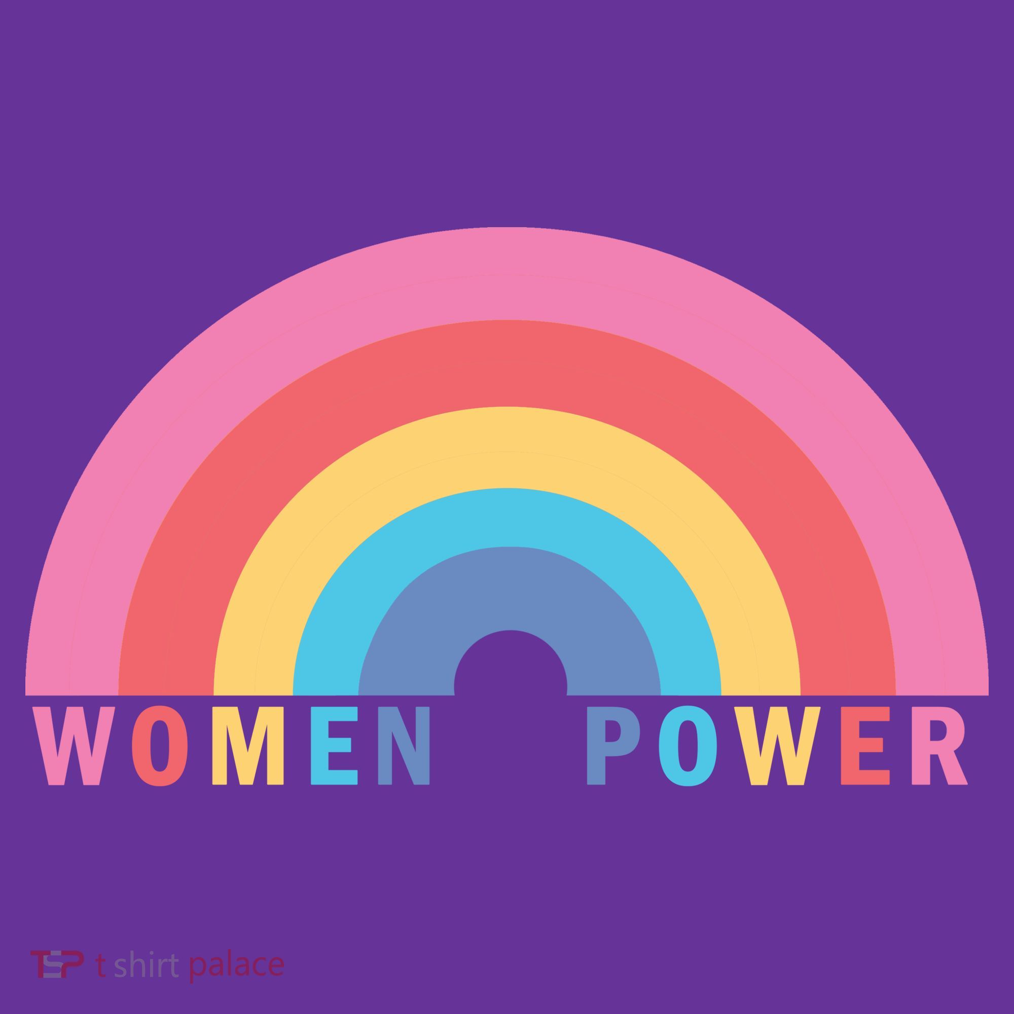 Women Power Rainbow Women's T-Shirt