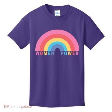 Women Power Rainbow Kids T-Shirt
