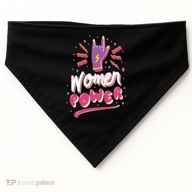 Women Power Rock USA-Made Doggie Bandana