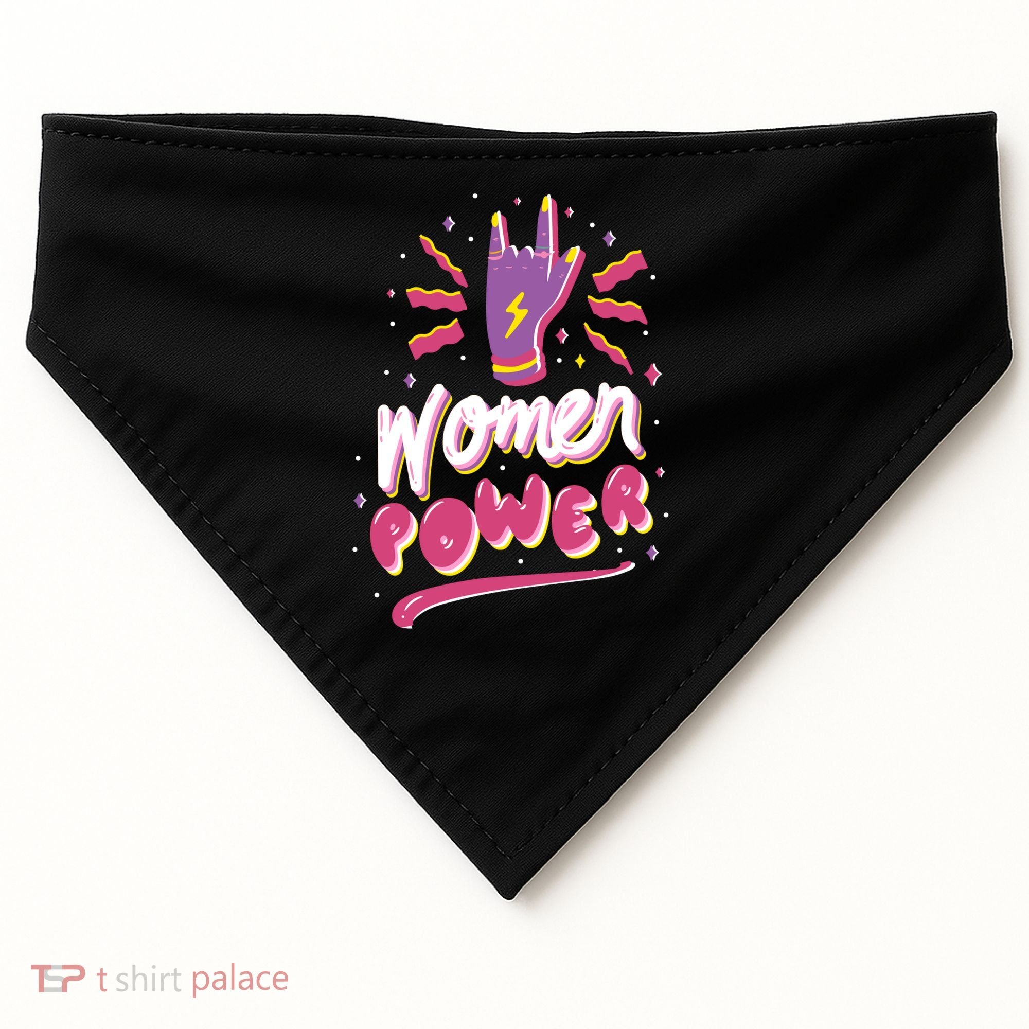 Women Power Rock USA-Made Doggie Bandana