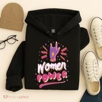 Women Power Rock Hoodie thumb 4
