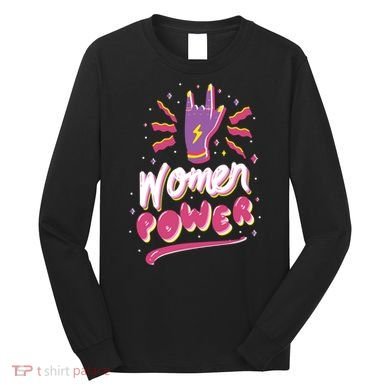 Women Power Rock Long Sleeve Shirt
