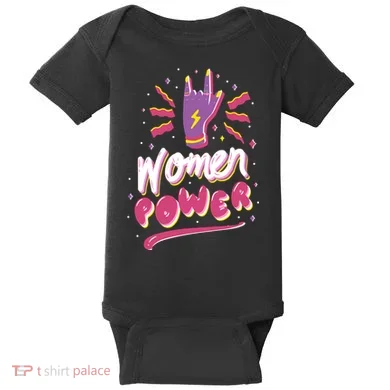 Women Power Rock Baby Bodysuit