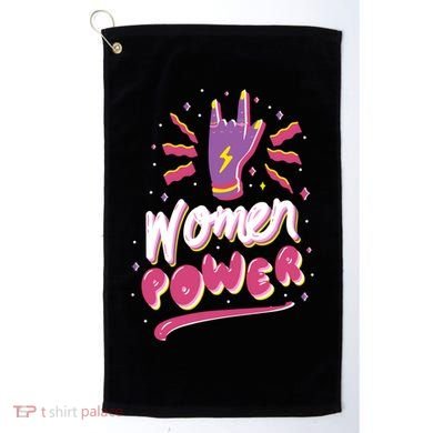 Women Power Rock Golf Towel
