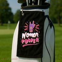 Women Power Rock Golf Towel thumb 2
