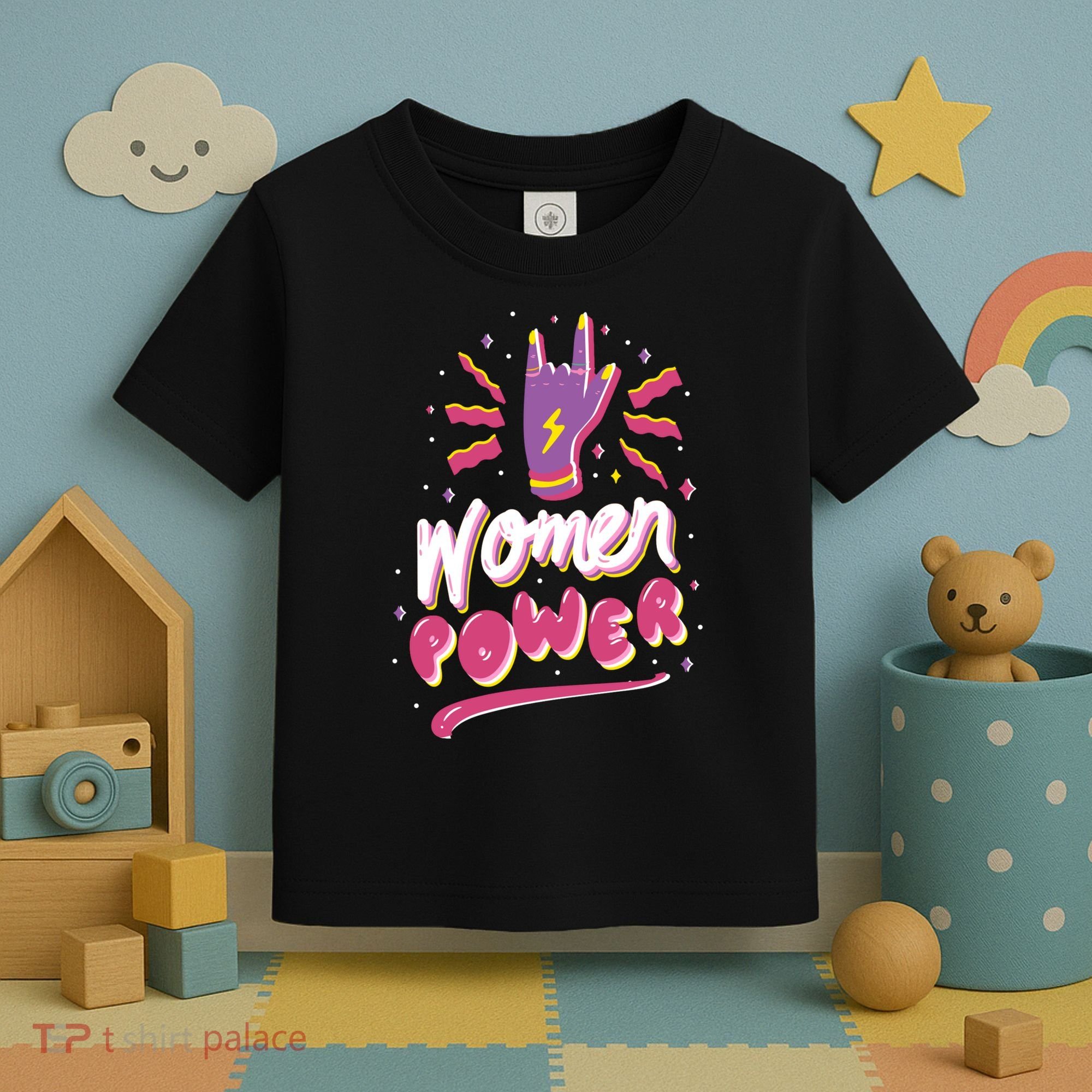 Women Power Rock Toddler T-Shirt